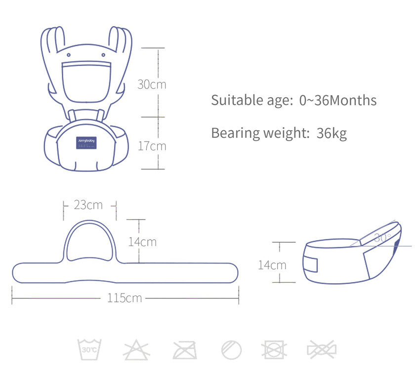 Baby waist stool multifunctional carrier