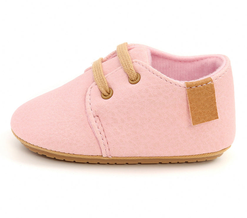 Luxury Soft Leather Baby Moccasins Shoes Newborn Rubber Sole First Walkers Boys Toddler Shoes