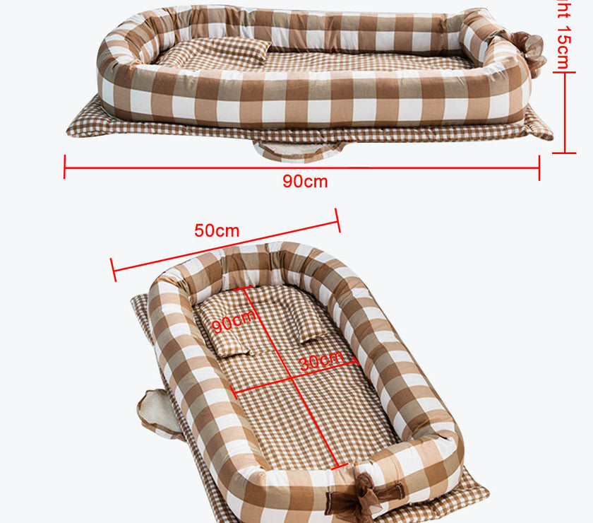 Cotton baby bed