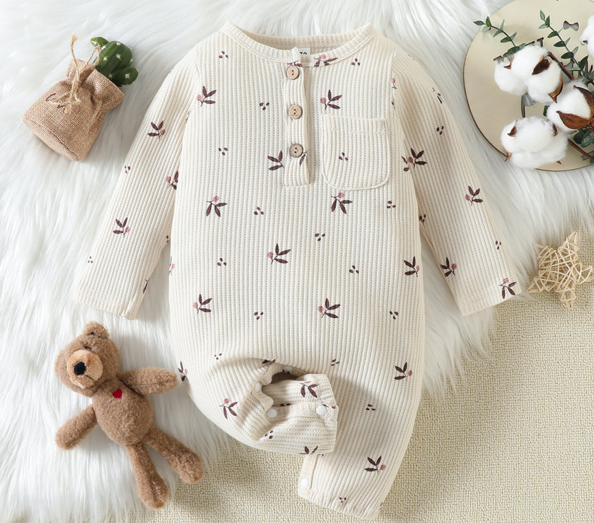 Baby Boys And Girls Floral One-piece