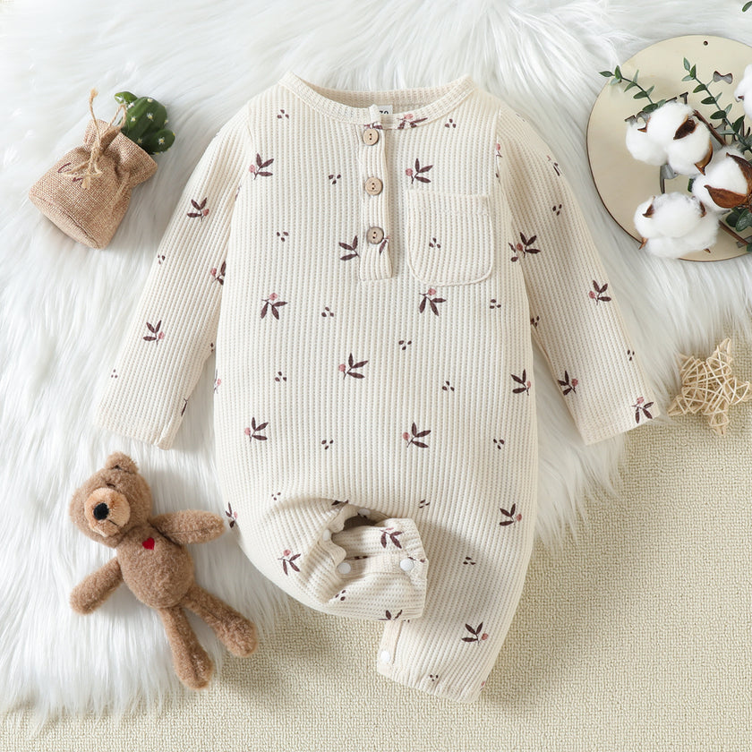 Baby Boys And Girls Floral One-piece