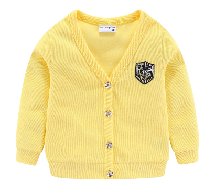 Baby simple cardigan coat