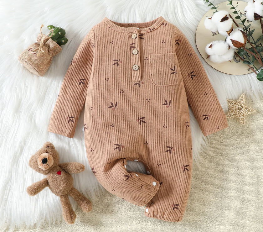 Baby Boys And Girls Floral One-piece