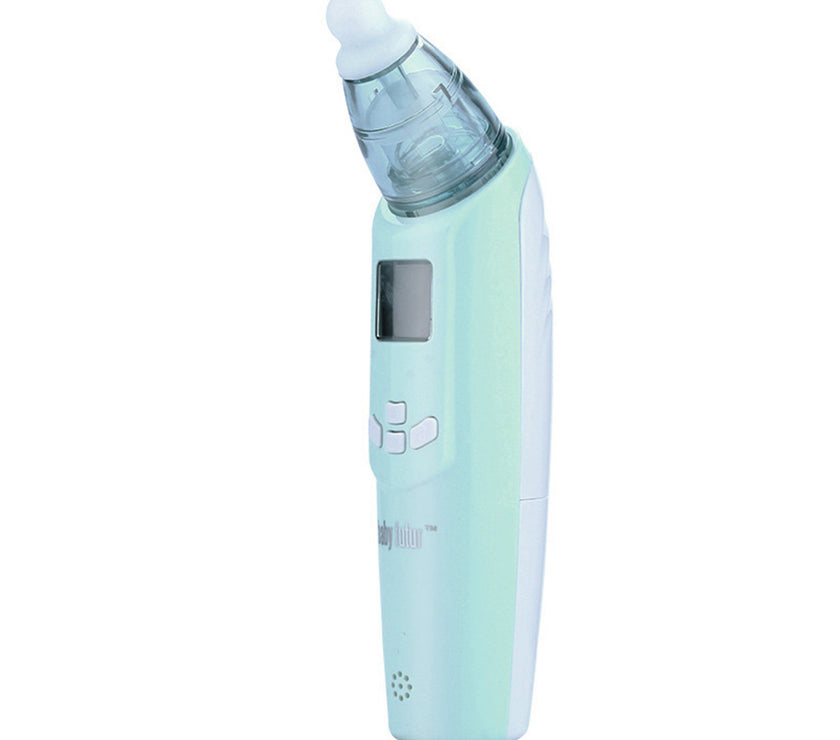 Baby inhales boogers electronically