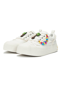KAALIXTO--Retro Star Sneakers-West Lake Longjing Tea - Unisex