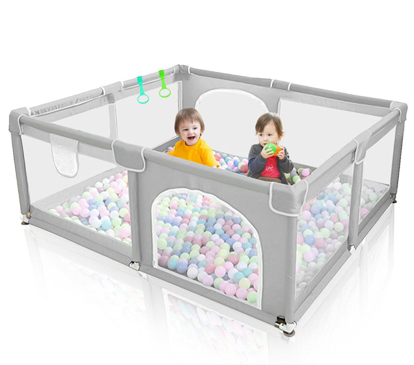 Baby Playpen With Mat Activity Centre Indoor Outdoor Baby Fence Toddlers Babies