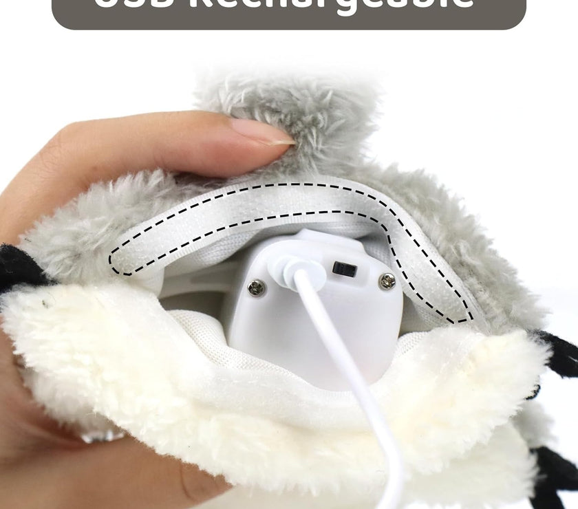 PROKEl Pet Toys, Cat Catnip Toys FlappingSquirrel, Rechargeable Touch Activated KittenToys, Lifelike Interactive Cats Toy Indoor, CatKicker Plush Toys For All Breeds Universalinteractive Toy Cat Toys