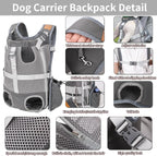 Portable Breathable Cat Pet Carrier Backpack For Outdoor Activities Large Capacity Expandable Cat Cage
